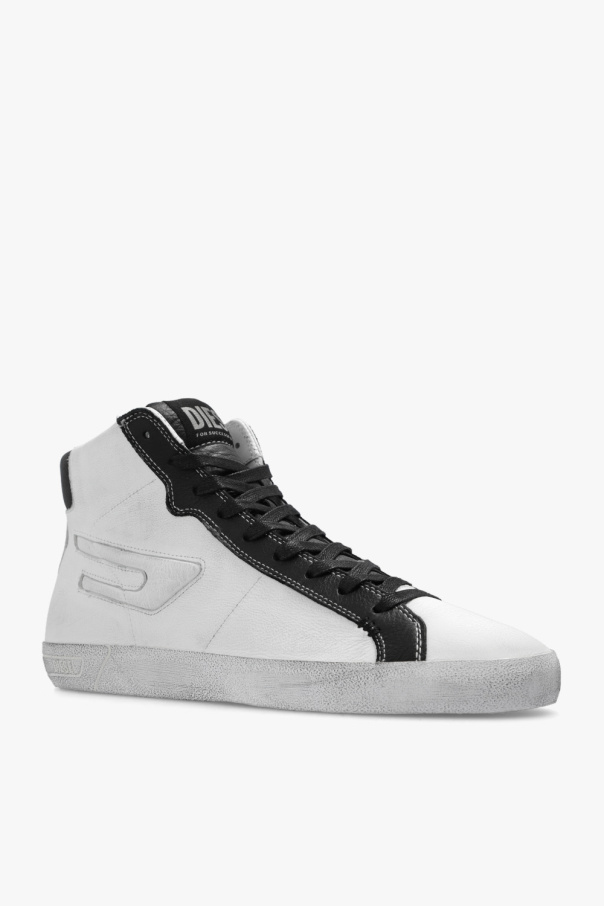 【関税込み】Diesel ブラック S-Leroji Mid X スニーカー Diesel Black S-Leroji Mid X Sneakers Diesel